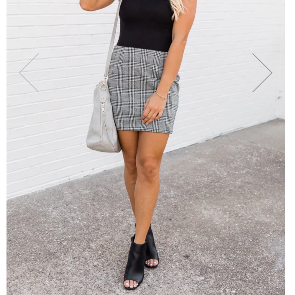Plaid Pink Lily Skirt